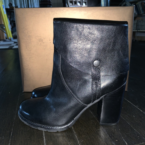 FRANCO SARTO boots Real Leather Black Occela - Picture 3 of 8